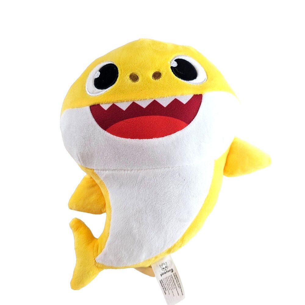 Pinkfong Baby Shark Yellow Plush Stuffed Animal Toy 2019 Cartoon Kids Soft
